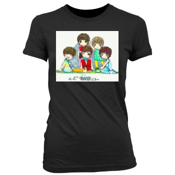 SHINee Women's Junior Cut Crewneck T-Shirt