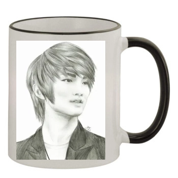 SHINee 11oz Colored Rim & Handle Mug