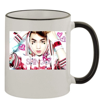 SHINee 11oz Colored Rim & Handle Mug