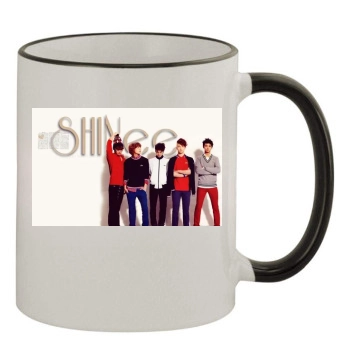 SHINee 11oz Colored Rim & Handle Mug