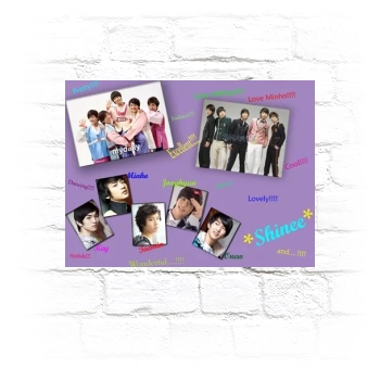 SHINee Metal Wall Art