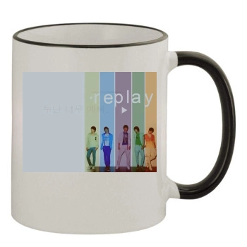 SHINee 11oz Colored Rim & Handle Mug