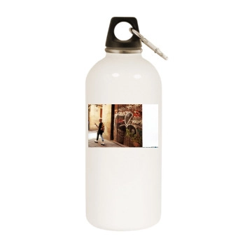 SHINee White Water Bottle With Carabiner