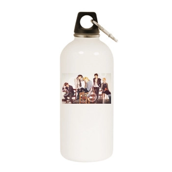 SHINee White Water Bottle With Carabiner