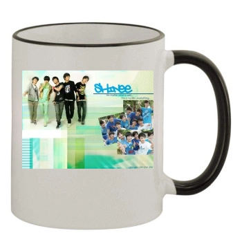 SHINee 11oz Colored Rim & Handle Mug