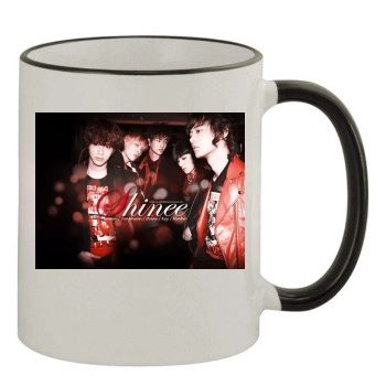 SHINee 11oz Colored Rim & Handle Mug