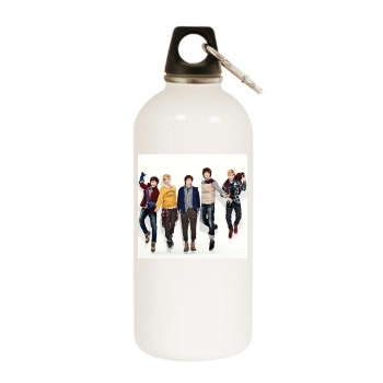 SHINee White Water Bottle With Carabiner