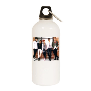 SHINee White Water Bottle With Carabiner