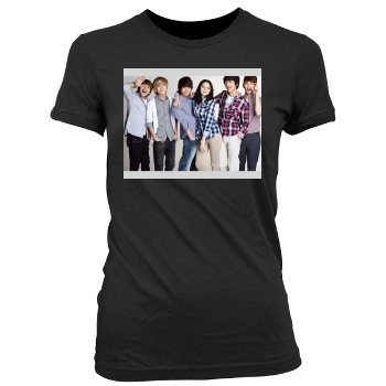 SHINee Women's Junior Cut Crewneck T-Shirt