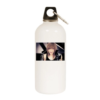 SHINee White Water Bottle With Carabiner