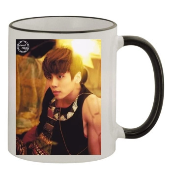 SHINee 11oz Colored Rim & Handle Mug