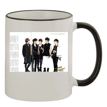 SHINee 11oz Colored Rim & Handle Mug