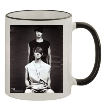 SHINee 11oz Colored Rim & Handle Mug