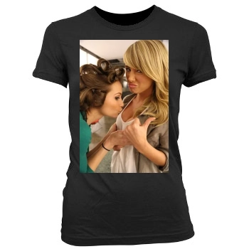 Sara Jean Underwood Women's Junior Cut Crewneck T-Shirt