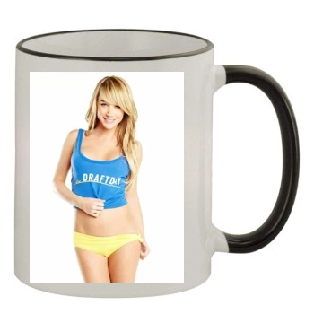 Sara Jean Underwood 11oz Colored Rim & Handle Mug