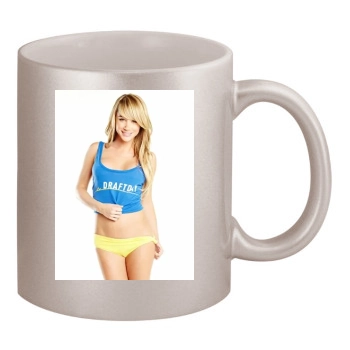 Sara Jean Underwood 11oz Metallic Silver Mug