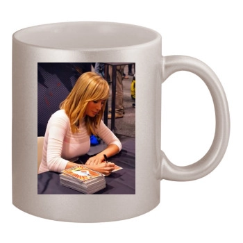 Sara Jean Underwood 11oz Metallic Silver Mug