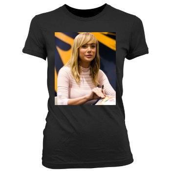 Sara Jean Underwood Women's Junior Cut Crewneck T-Shirt