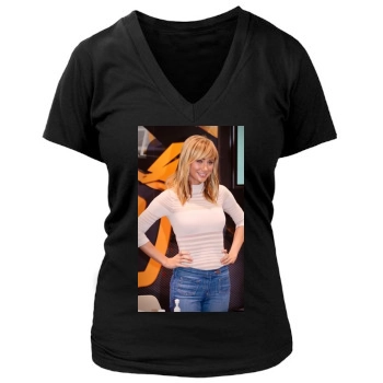 Sara Jean Underwood Women's Deep V-Neck TShirt