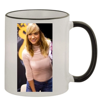 Sara Jean Underwood 11oz Colored Rim & Handle Mug