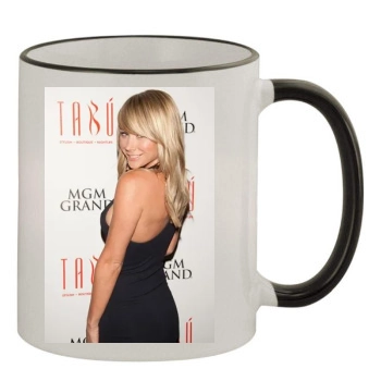 Sara Jean Underwood 11oz Colored Rim & Handle Mug