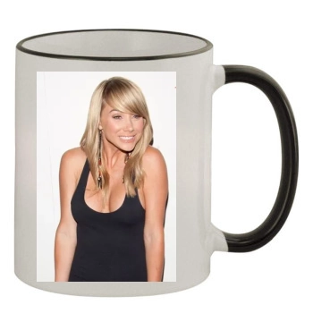 Sara Jean Underwood 11oz Colored Rim & Handle Mug