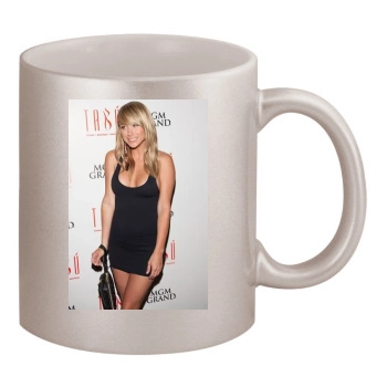 Sara Jean Underwood 11oz Metallic Silver Mug