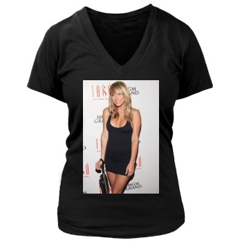 Sara Jean Underwood Women's Deep V-Neck TShirt