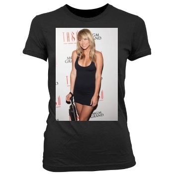 Sara Jean Underwood Women's Junior Cut Crewneck T-Shirt