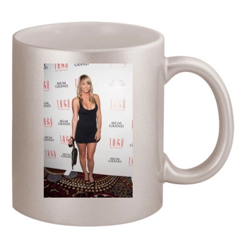 Sara Jean Underwood 11oz Metallic Silver Mug