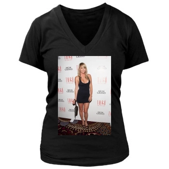 Sara Jean Underwood Women's Deep V-Neck TShirt