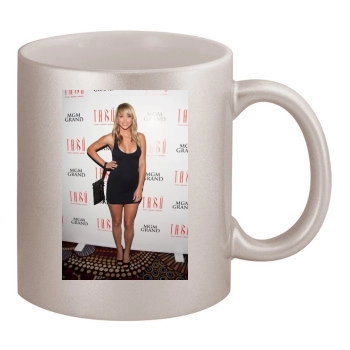 Sara Jean Underwood 11oz Metallic Silver Mug