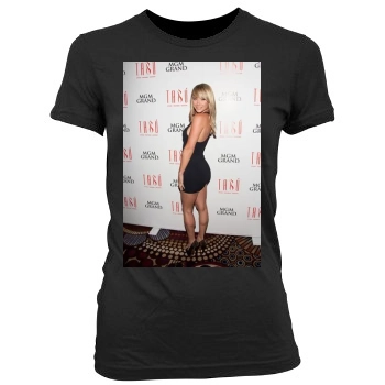 Sara Jean Underwood Women's Junior Cut Crewneck T-Shirt