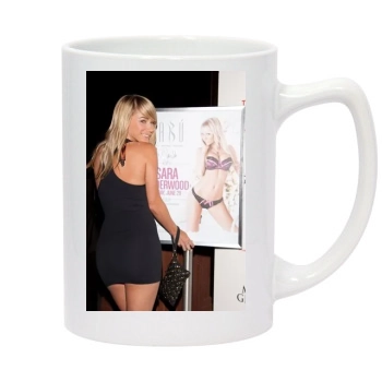 Sara Jean Underwood 14oz White Statesman Mug