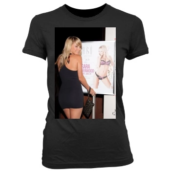 Sara Jean Underwood Women's Junior Cut Crewneck T-Shirt