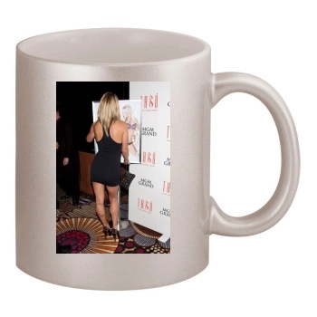 Sara Jean Underwood 11oz Metallic Silver Mug