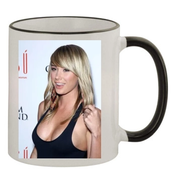 Sara Jean Underwood 11oz Colored Rim & Handle Mug