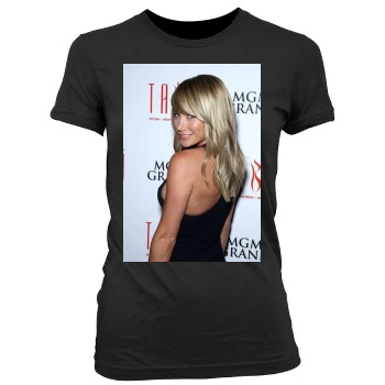 Sara Jean Underwood Women's Junior Cut Crewneck T-Shirt