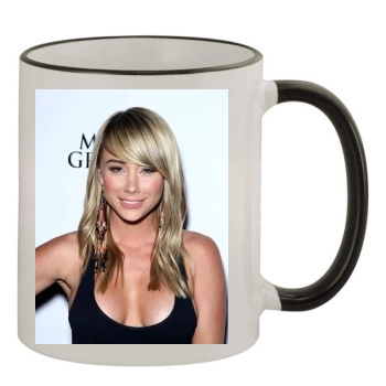 Sara Jean Underwood 11oz Colored Rim & Handle Mug