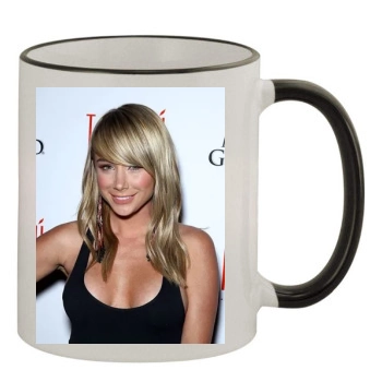 Sara Jean Underwood 11oz Colored Rim & Handle Mug