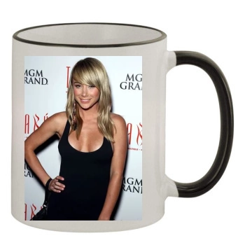 Sara Jean Underwood 11oz Colored Rim & Handle Mug