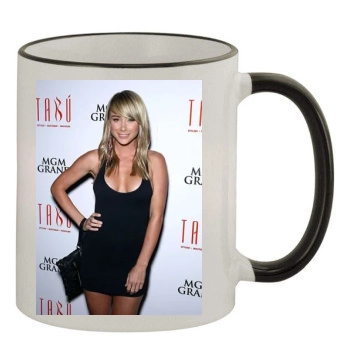 Sara Jean Underwood 11oz Colored Rim & Handle Mug