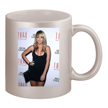 Sara Jean Underwood 11oz Metallic Silver Mug