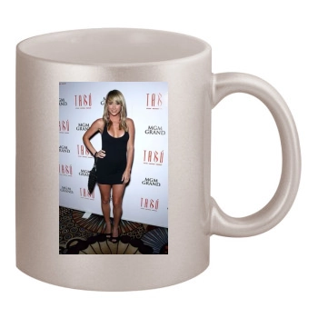 Sara Jean Underwood 11oz Metallic Silver Mug