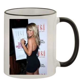 Sara Jean Underwood 11oz Colored Rim & Handle Mug