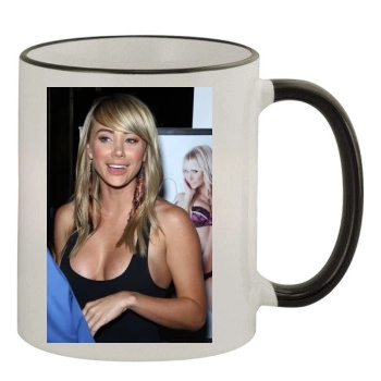 Sara Jean Underwood 11oz Colored Rim & Handle Mug