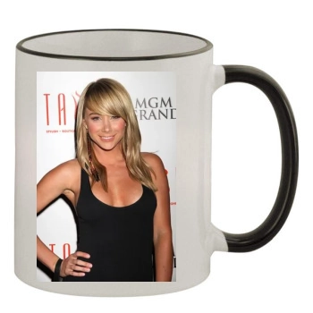 Sara Jean Underwood 11oz Colored Rim & Handle Mug