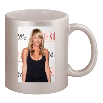 Sara Jean Underwood 11oz Metallic Silver Mug