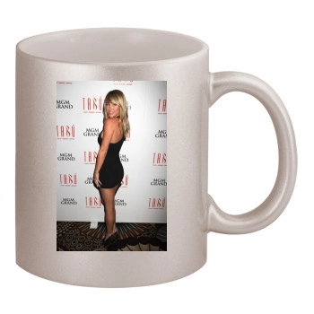 Sara Jean Underwood 11oz Metallic Silver Mug