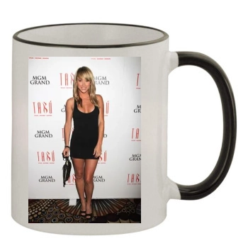 Sara Jean Underwood 11oz Colored Rim & Handle Mug